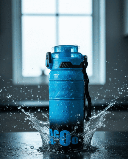 BIBAGO Insulated Stainless Steel Water Bottle | Leak-Proof Hot & Cold Gradient Thermos Flask with Carry Loop"650ml