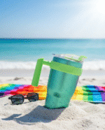 Hydragear Juno 30oz Stainless Steel Insulated Tumbler with Handle & 2-in-1 Lid 1700mL