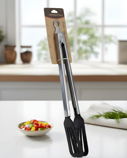 stainless steel tongs silicone non-stick non-slip BBQ