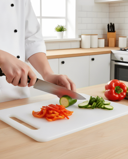 National Professional Plastic Cutting Board small/medium/large Vegetable Cutting Board Chopping Board - White
