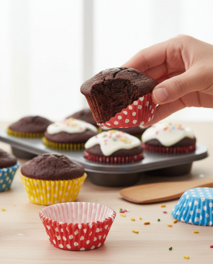 Colorful Polka Dot Cupcake Liners Muffin & Baking Cups