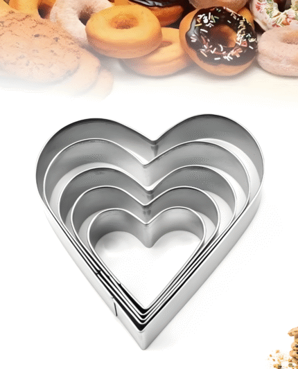 Premium stainless steel Cookie Cutter Set featuring multiple shapes