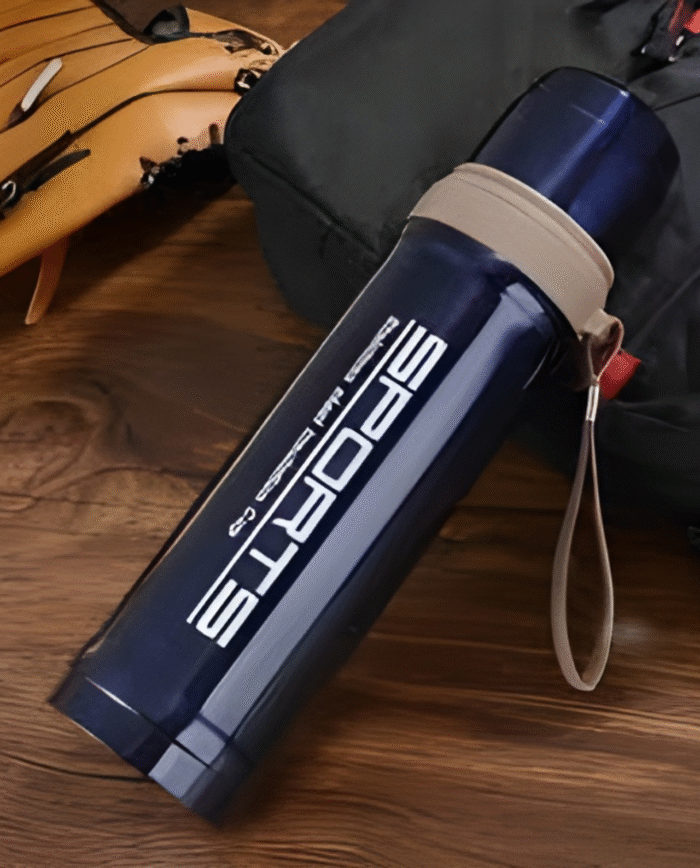Sports Water Bottle, Vacuum bottle for Gym, Jogging, School, etc. Classic Design Unisex.