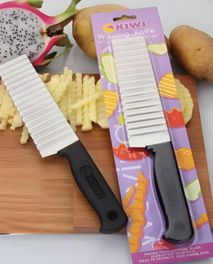 stainless steel Crinkle Fries Cutter Knife Potato Slicer