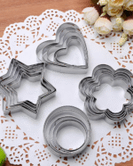 Premium stainless steel Cookie Cutter Set featuring multiple shapes