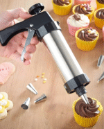 Stainless Steel Cookie Decorating Kit Biscuit Press Cookie Gun Set for Baking