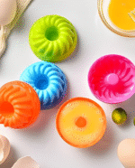 6pcs silicon cup cake moulid,