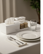 multi-functional tissue holder with dual spice jars