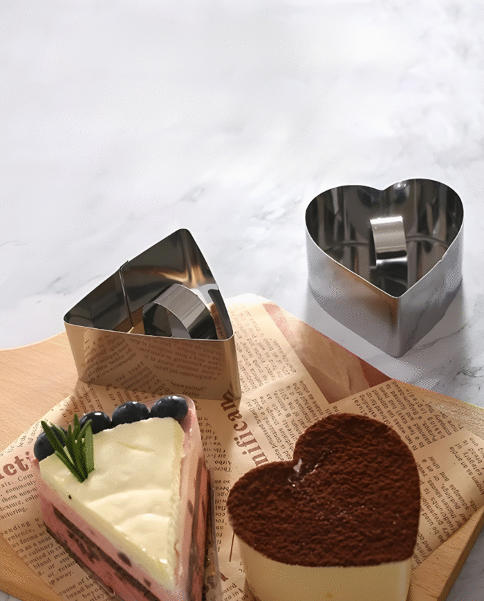 Stainless Steel Cake Molds With Push-Pieces Molds For Small Cakes