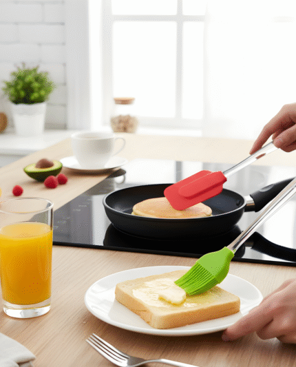 Heat Resisting Silicone Brush & Silicone Spatula