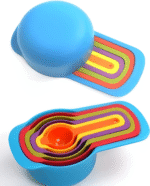 Measuring Spoon / Scoop with Scale for Cooking Measurement, Pack of 6